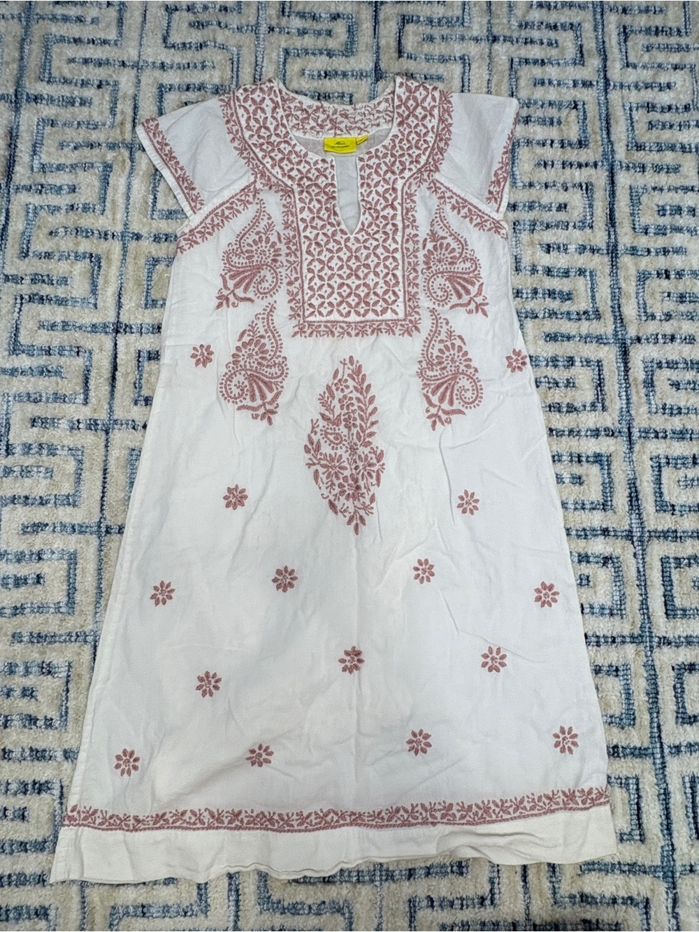 Roller Rabbit Faith Dress XS Pink 100% Cotton